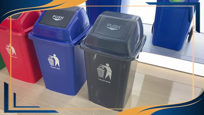 سطل زباله پلاستیکی آشپزخانه