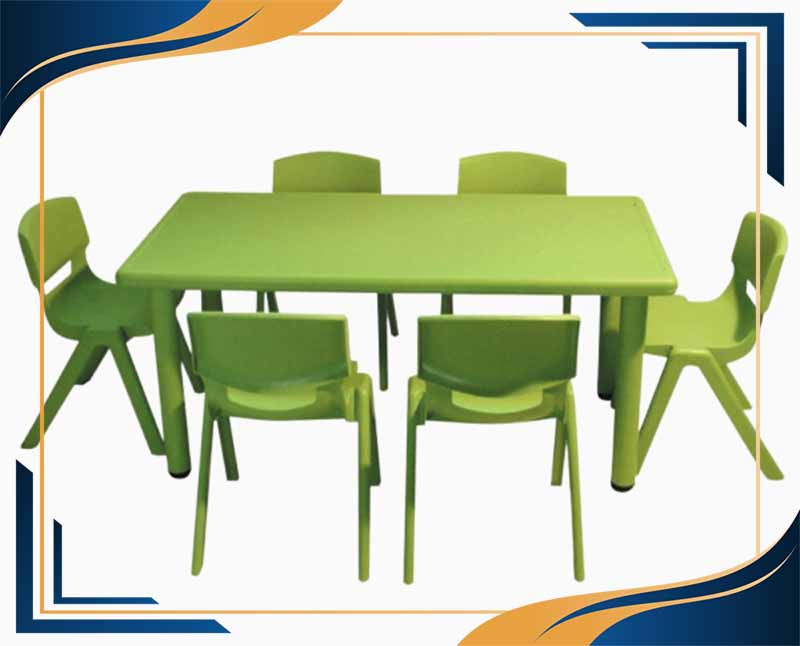میز پلاستیکی مستطیلی