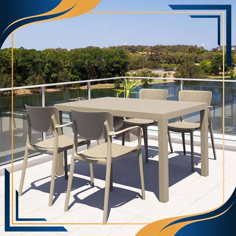 میز پلاستیکی مستطیلی