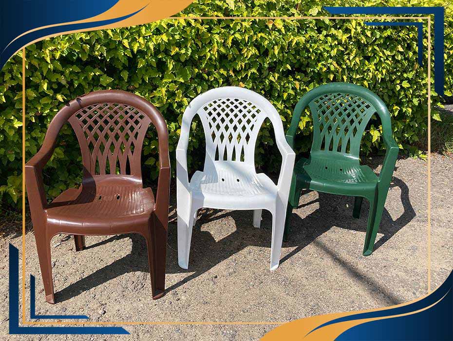 صندلی پلاستیکی دسته دار