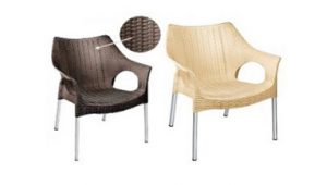 wicker plastic chair model