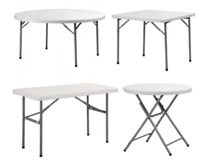 میز ۴ نفره پلاستیکی