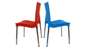 صندلی پلاستیکی ناصر پایه فلزی