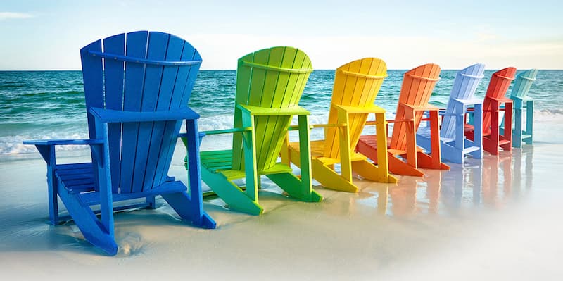 صندلی پلاستیکی ساحلی
